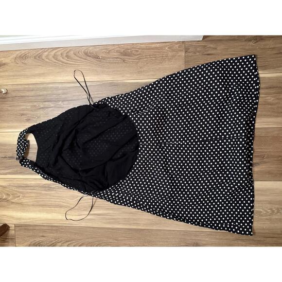 NWT! Reformation Avielle Dress in Aviar Dot Size 10 - Picture 4 of 6